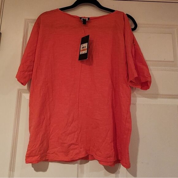 NWT Jones New York coral colored blouse S - Picture 5 of 5